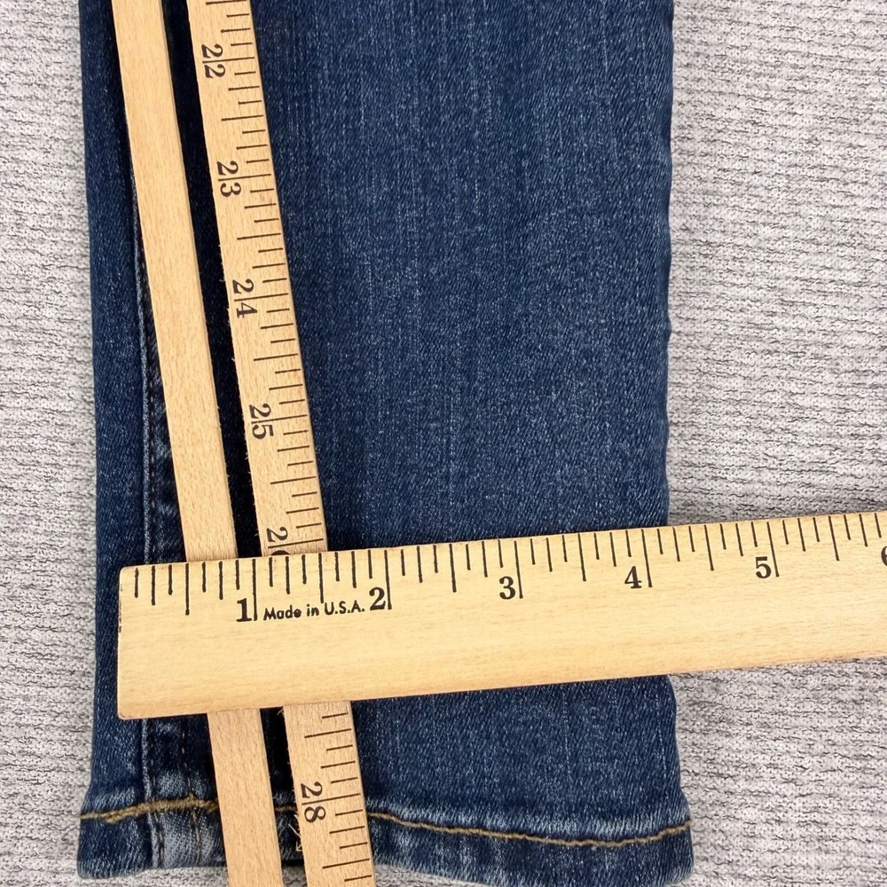 Free People Womens High Rise Skinny Jeans Dark Wash‎ Blue Denim Size 30R